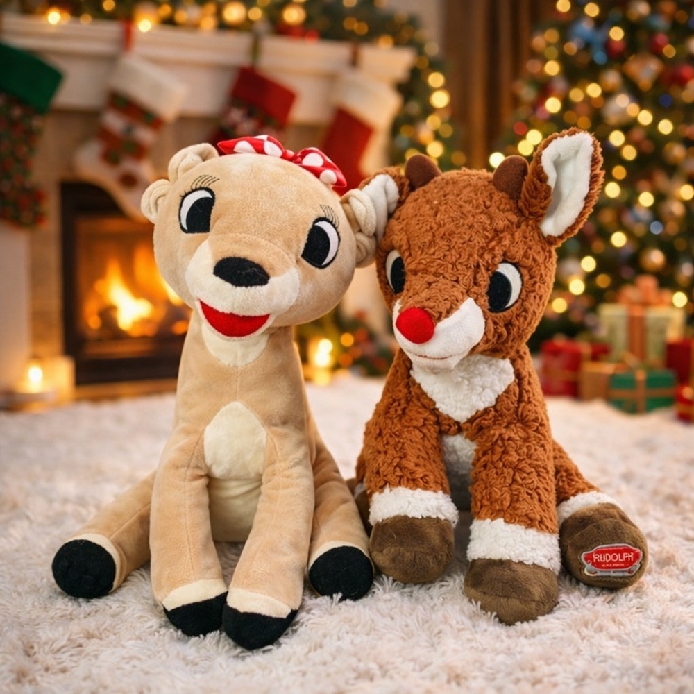 Rudolph and Clarice Plush SeaWorld Vintage Busch‎ Gardens Stuffed Animals Toys
